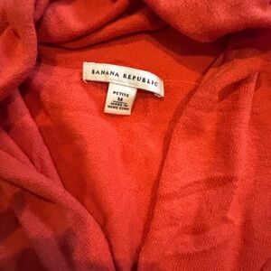 Banana Republic Vibrant orange cowl neck sweater